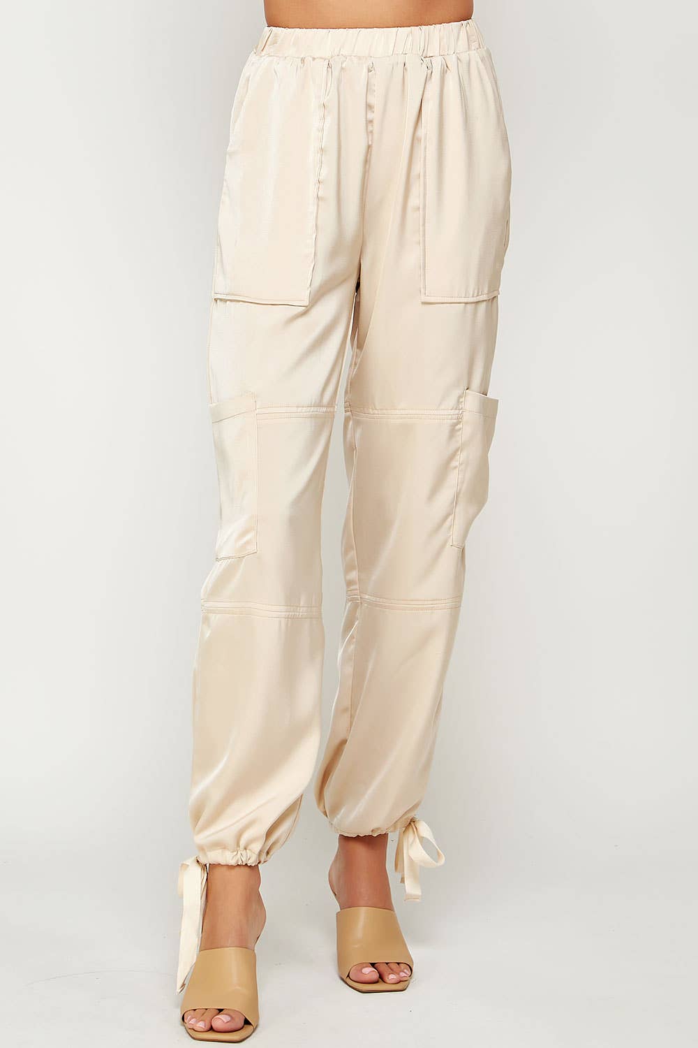 Cargo Satin Pants
