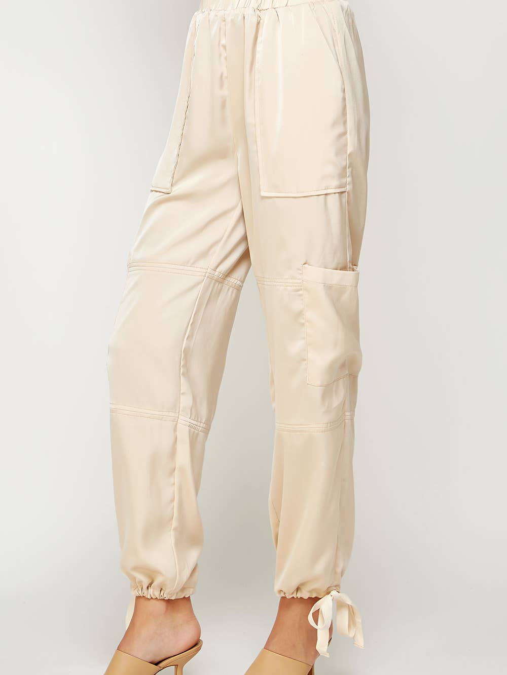 Cargo Satin Pants