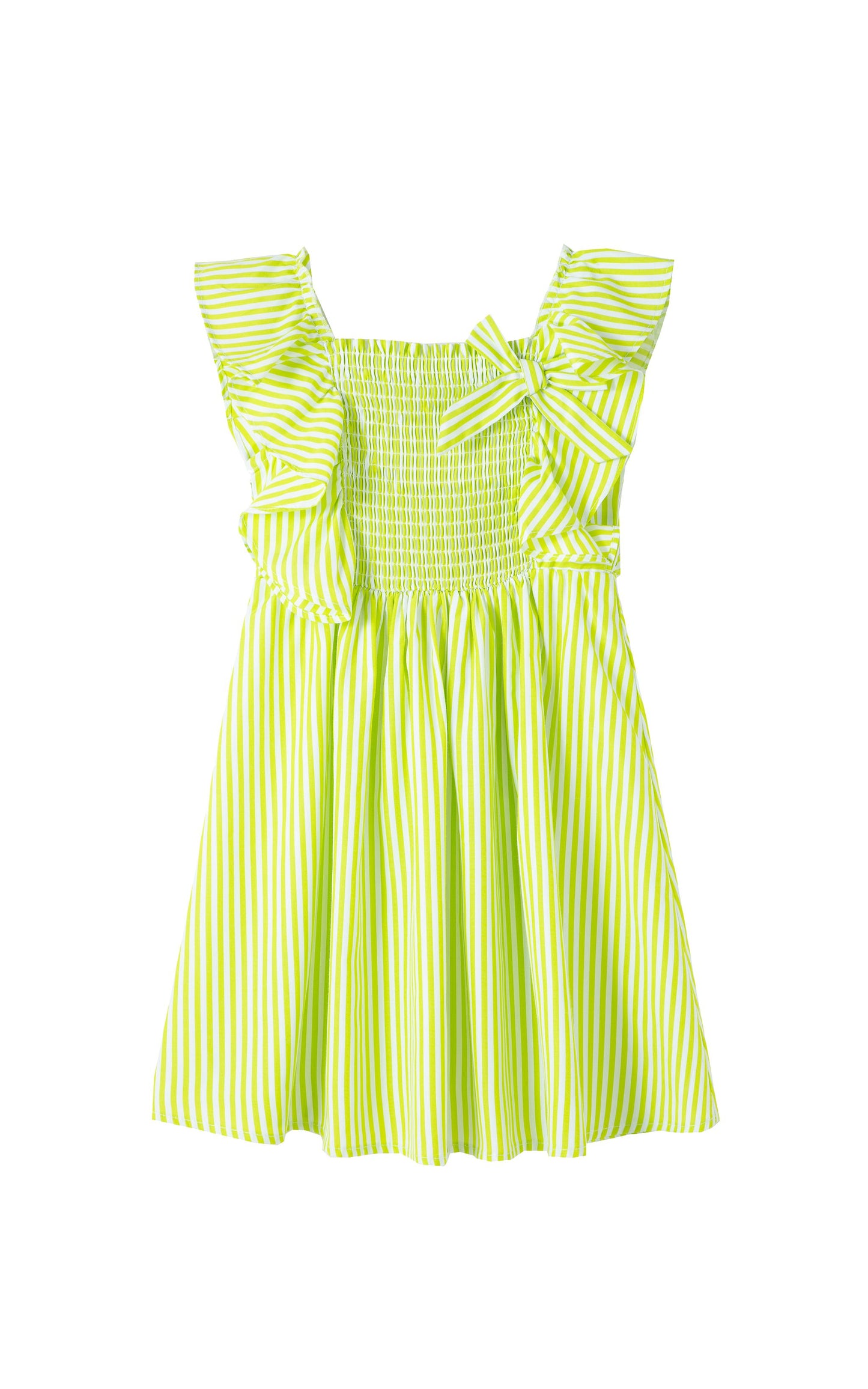 Smocked Flounce Dress