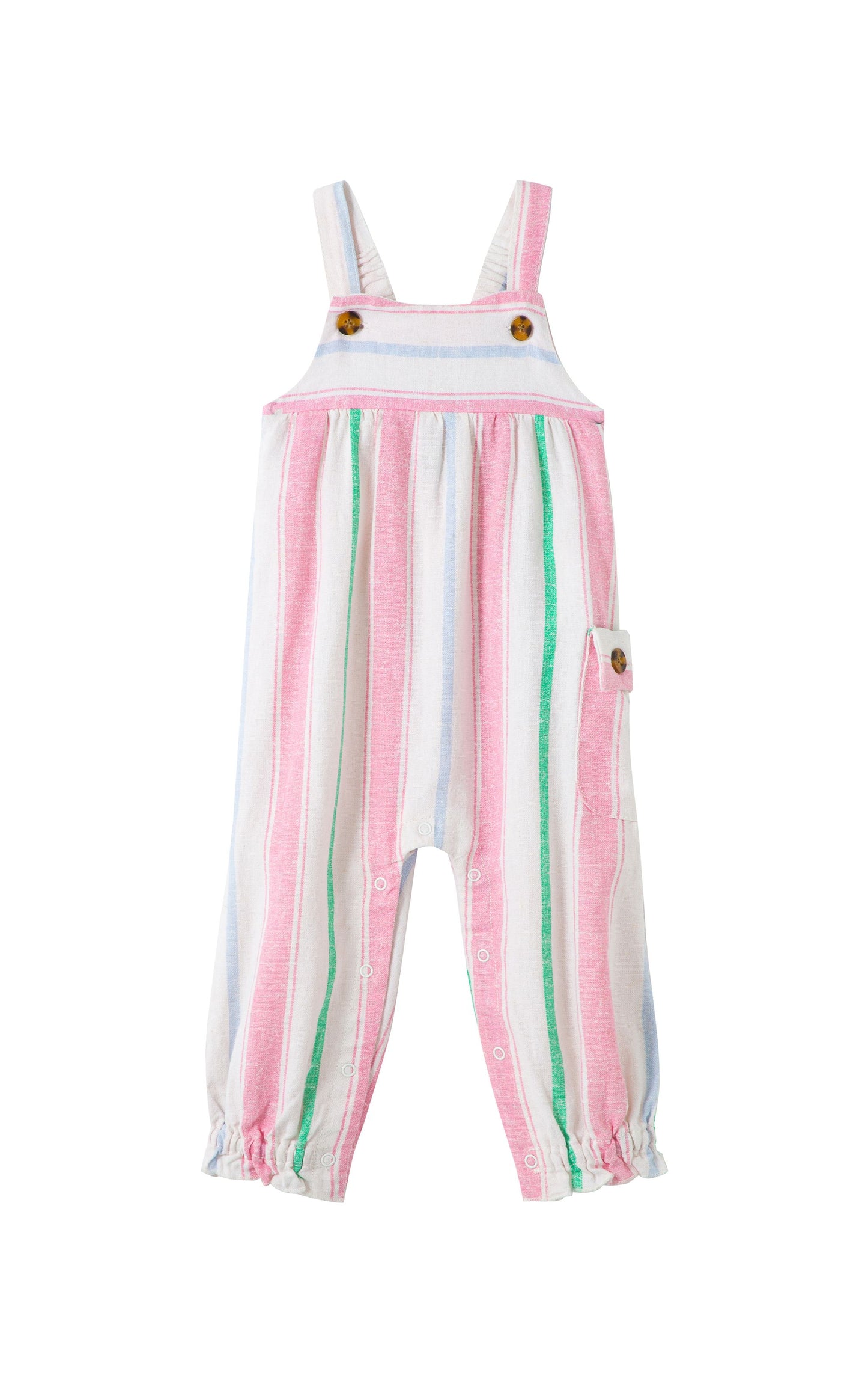 Stripe Jumpsuit with Pocket--Baby