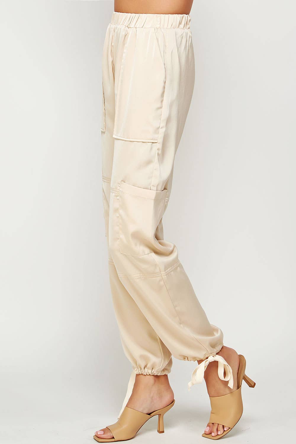 Cargo Satin Pants