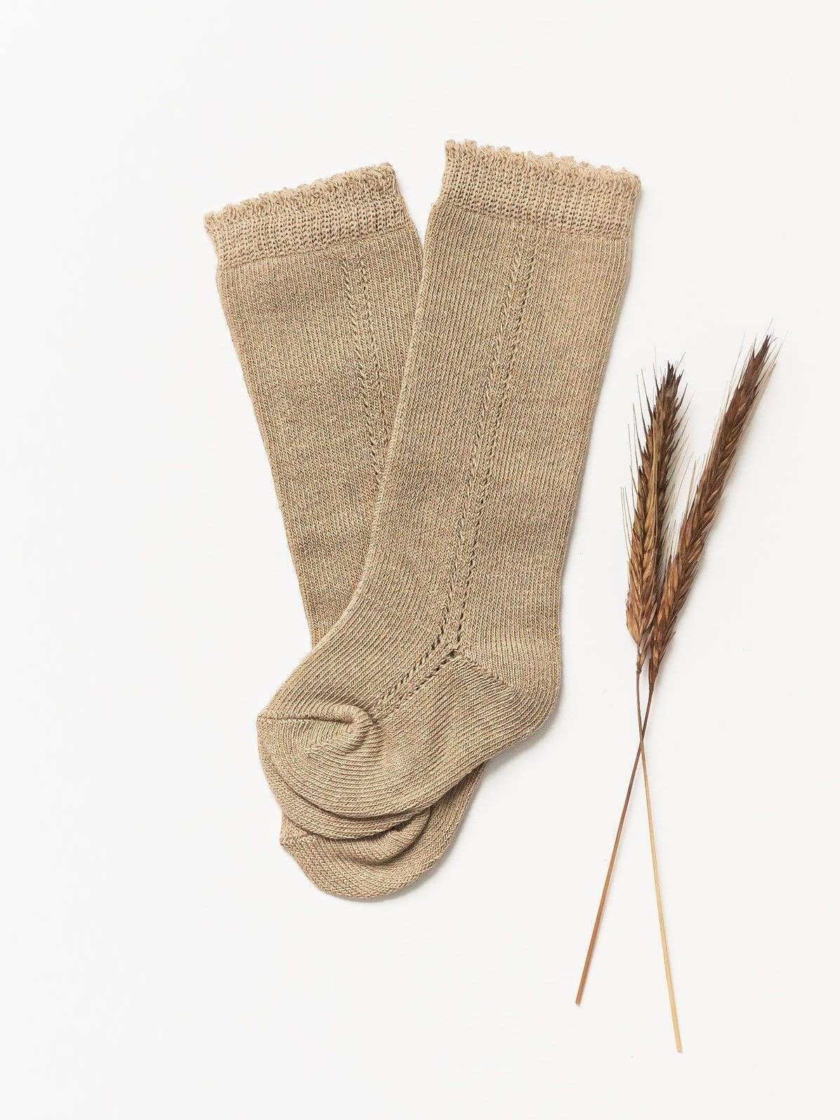 LLB Eyelet Knee High Socks