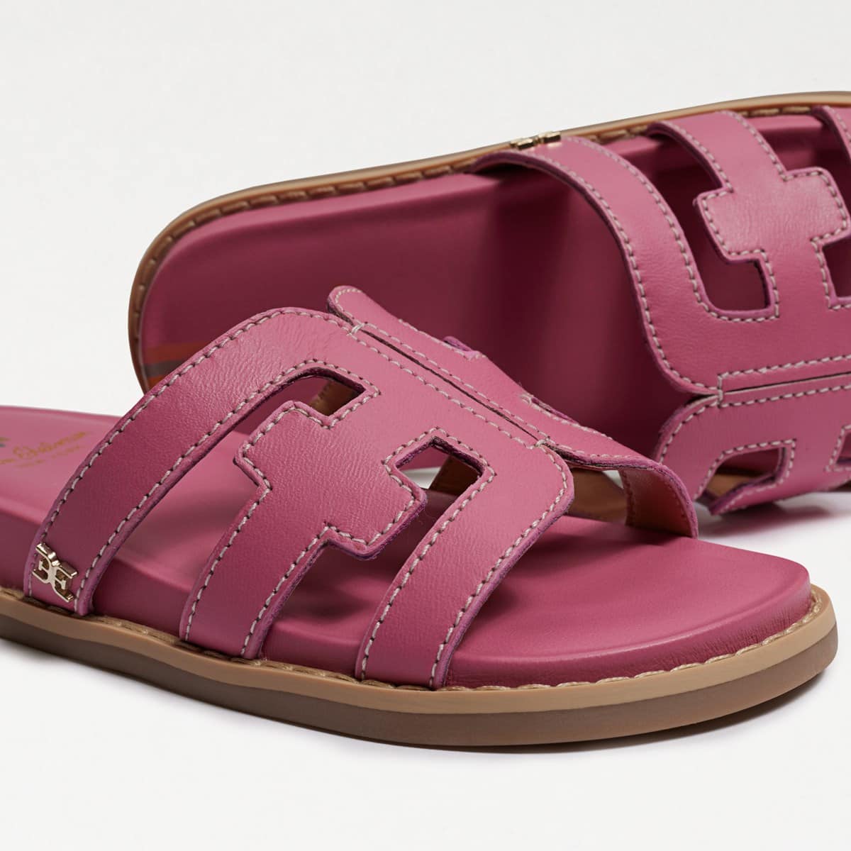 Sam Edelman Valeri Kids Slide Sandal--Carmine Rose