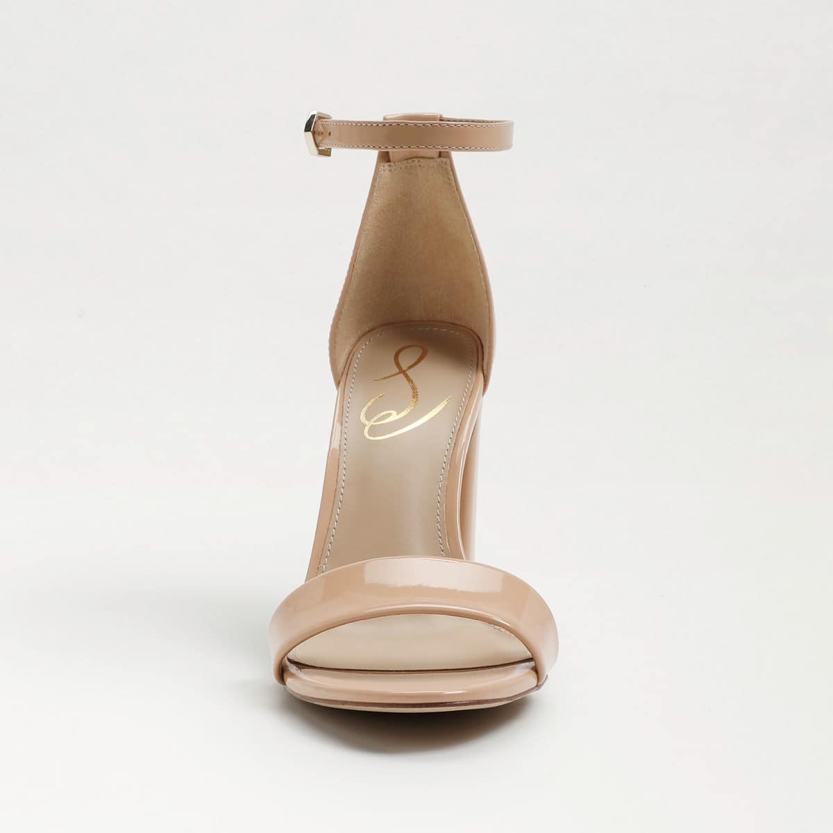 Sam Edelman Yaro Block Heel Sandal--Beige Blush Patent