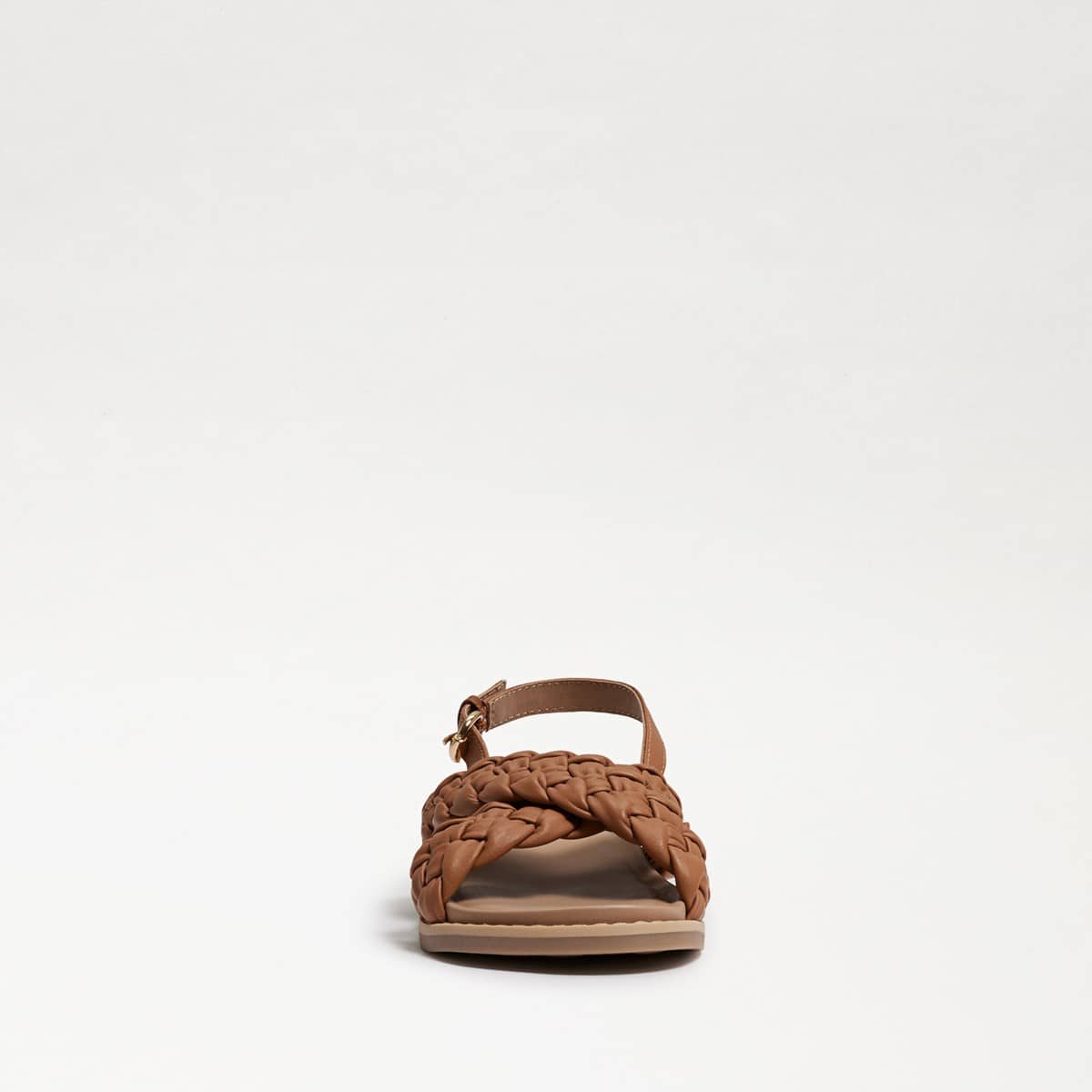 Sam Edelman Vita Kids Braided Sandal--Lt Cuoio Brown Leather