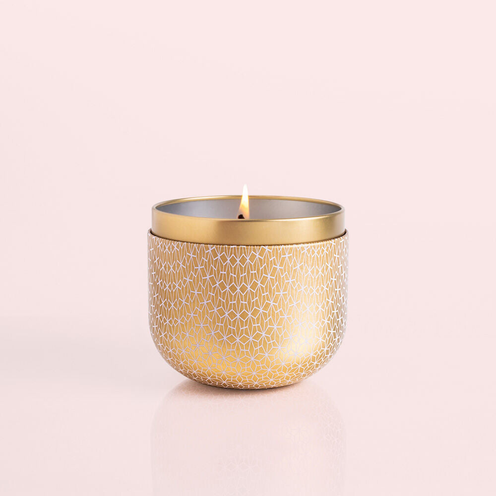Capri Blue Exotic Blossom & Basil Gilded Tin