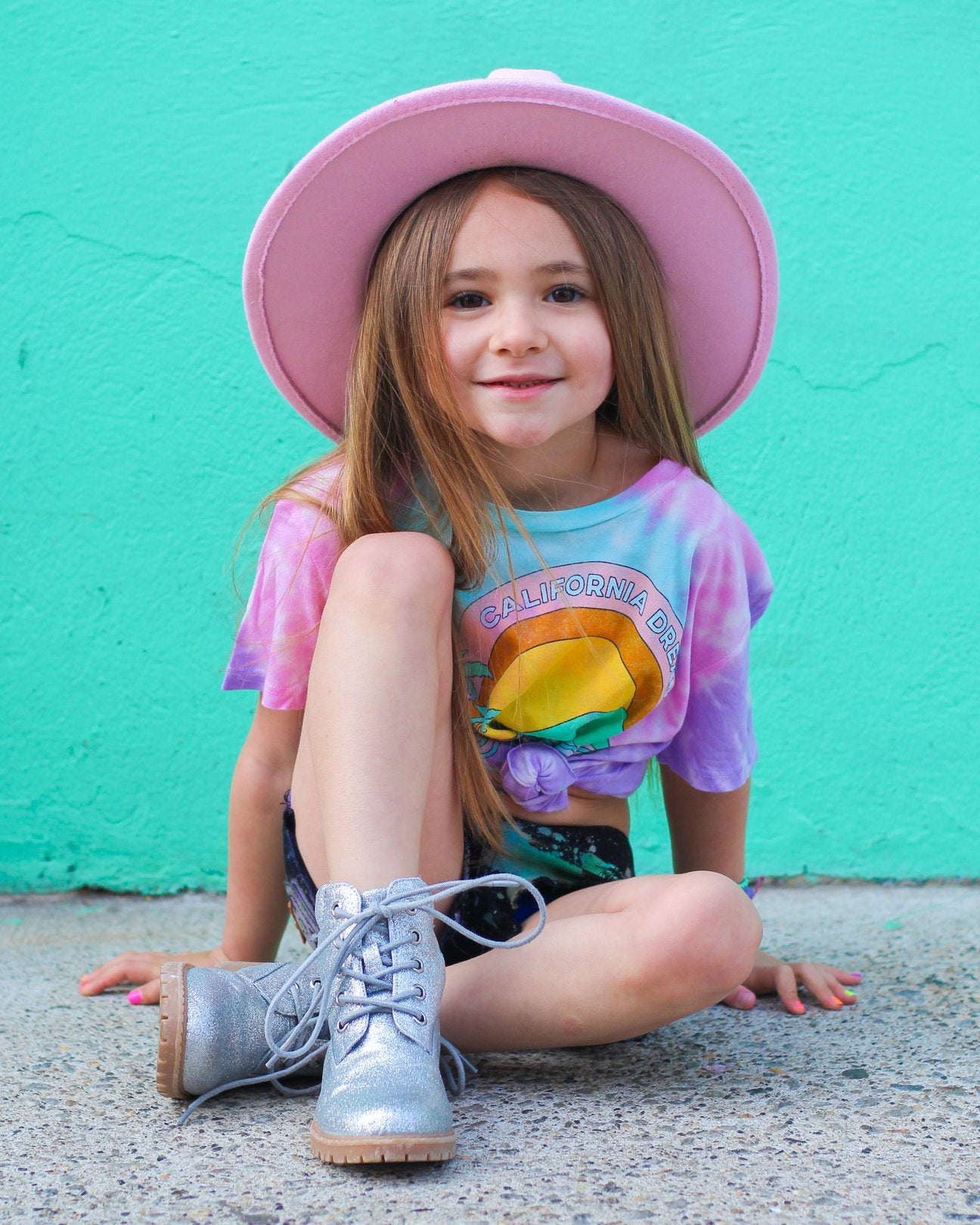 California Dreaming Not-Quite Crop Tee