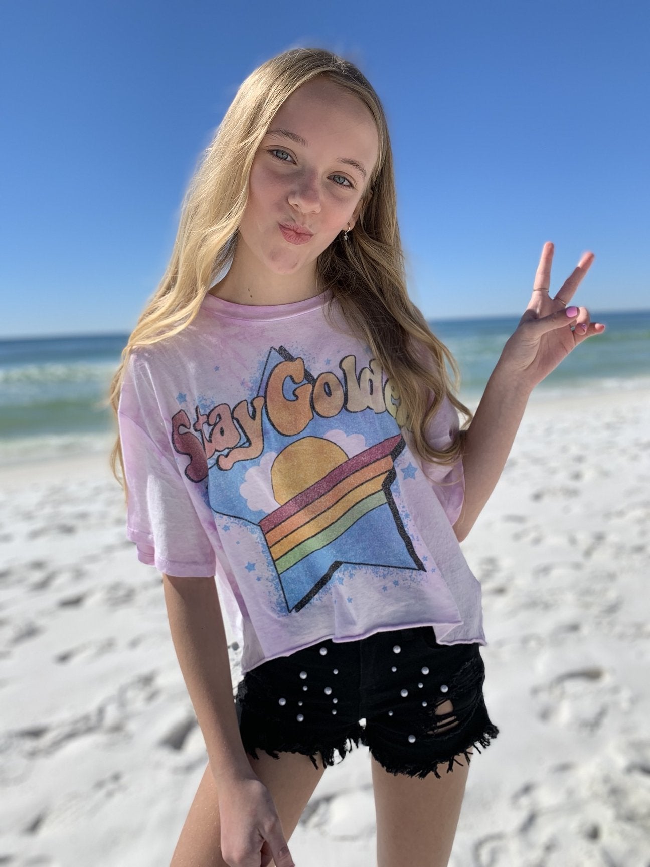 Stay Golden Slouch Tee