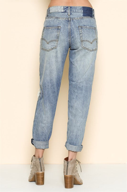 Boyfriend Ripped Jeans