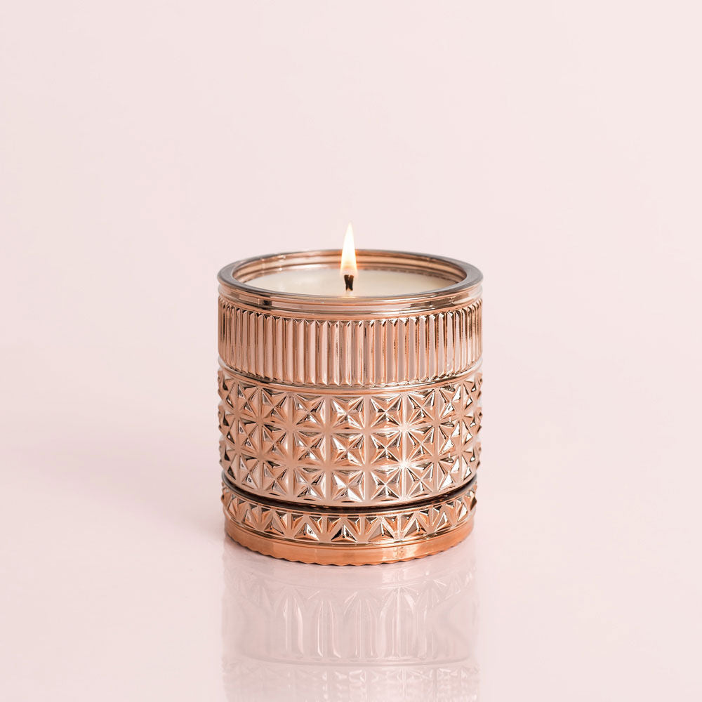 Capri Blue Pink Grapefruit & Prosecco Gilded Faceted Jar