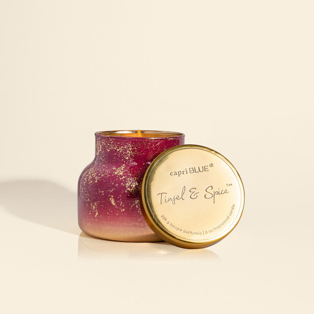 Capri Blue Tinsel & Spice Glimmer Petite Jar