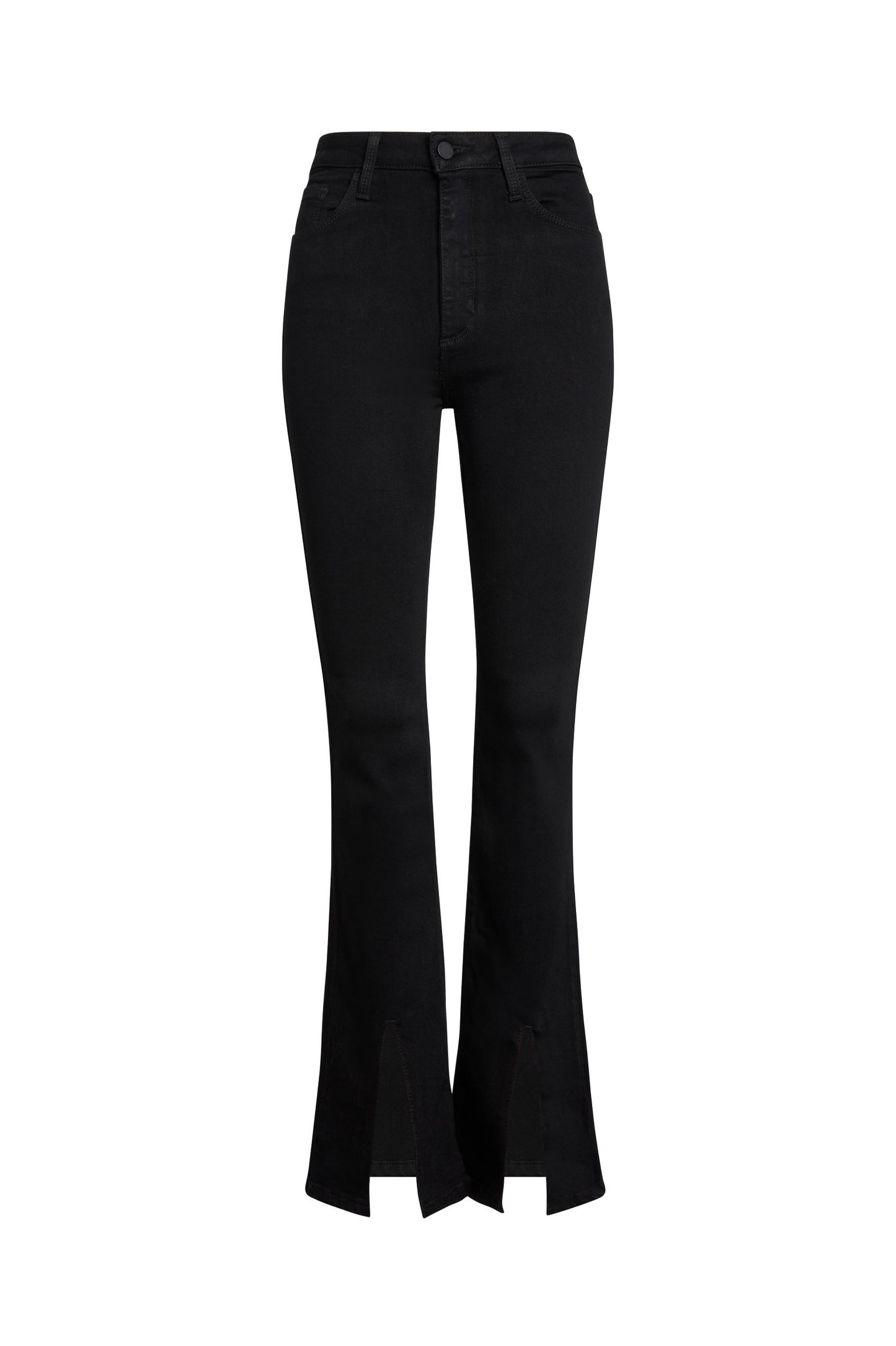 Long Slit Flare Jeans