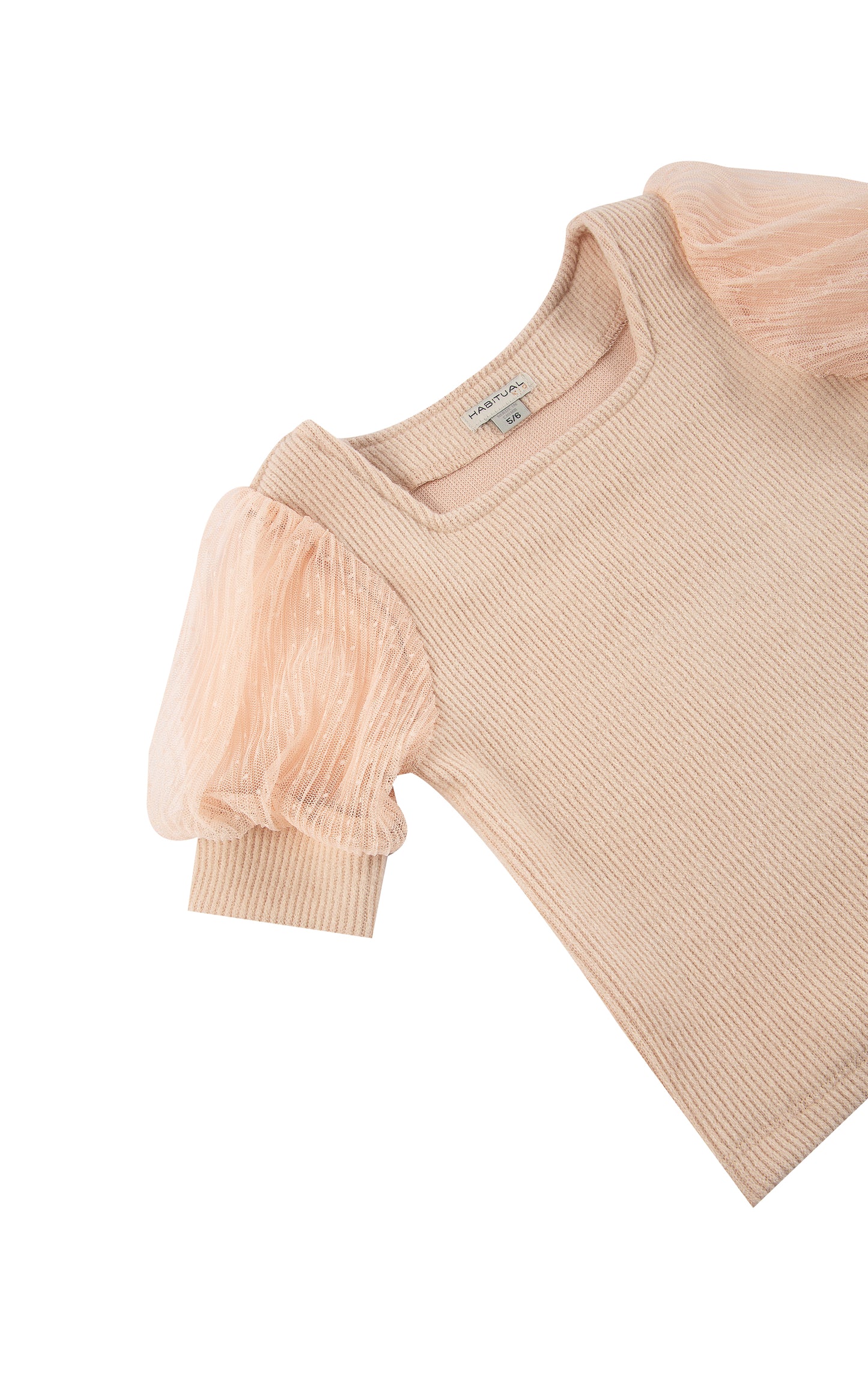 Ribbed Knit Top & Skirt Set