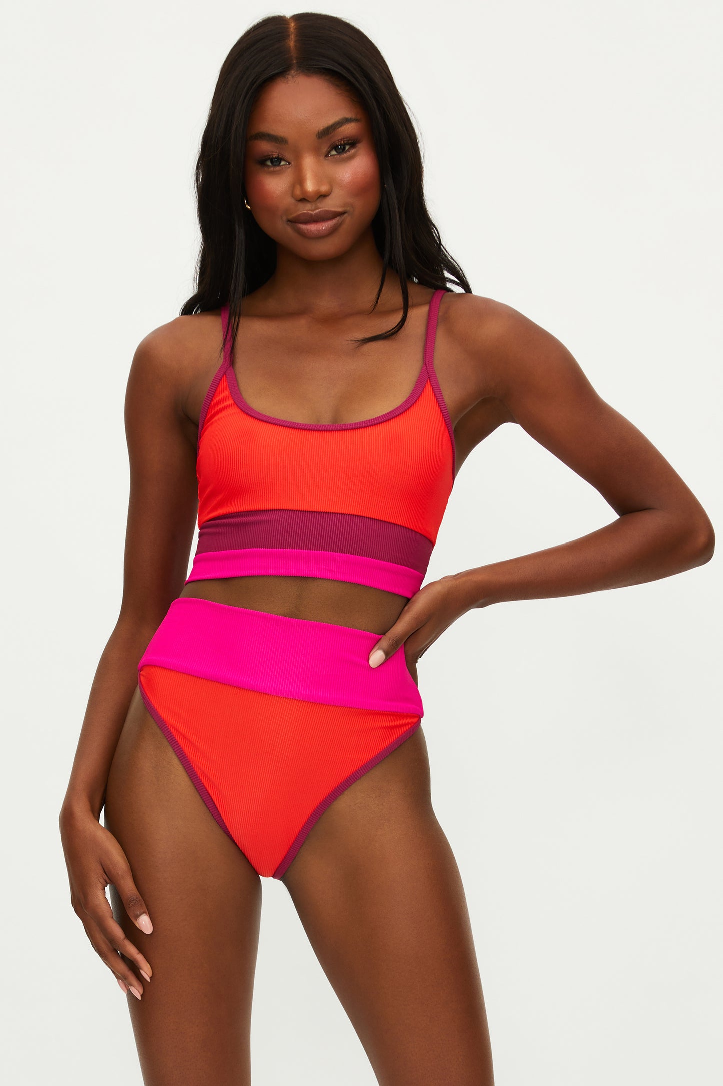 Beach Riot Eva Top--Be Mine Colorblock