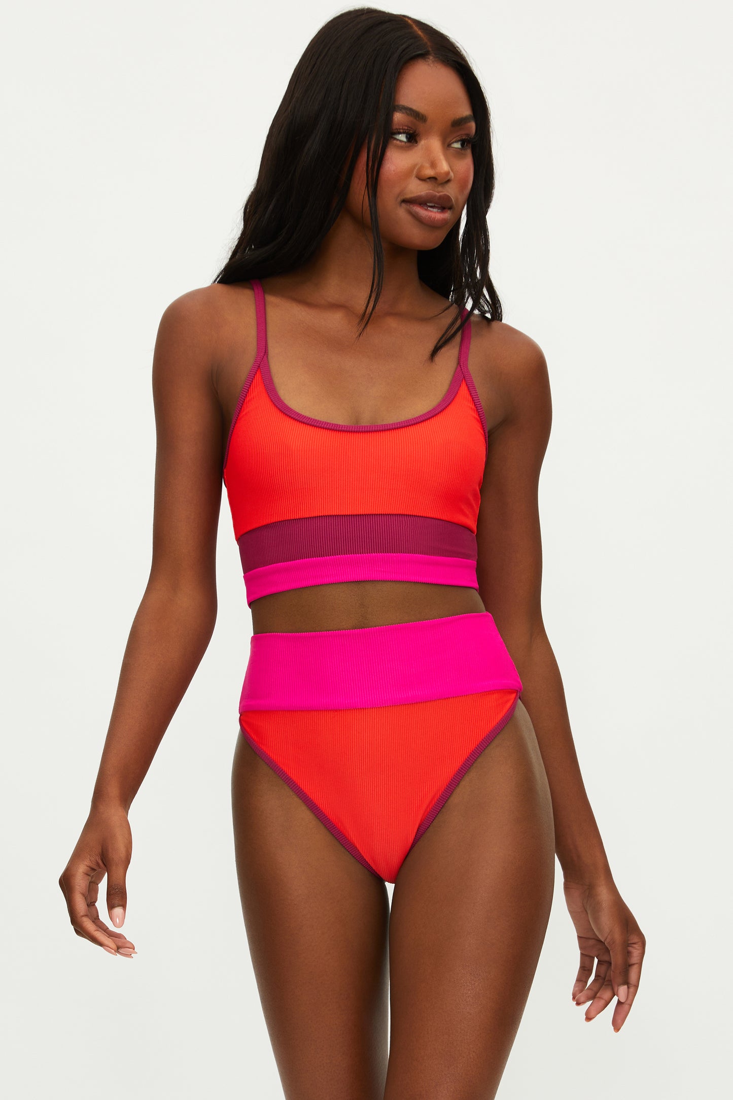 Beach Riot Eva Top--Be Mine Colorblock