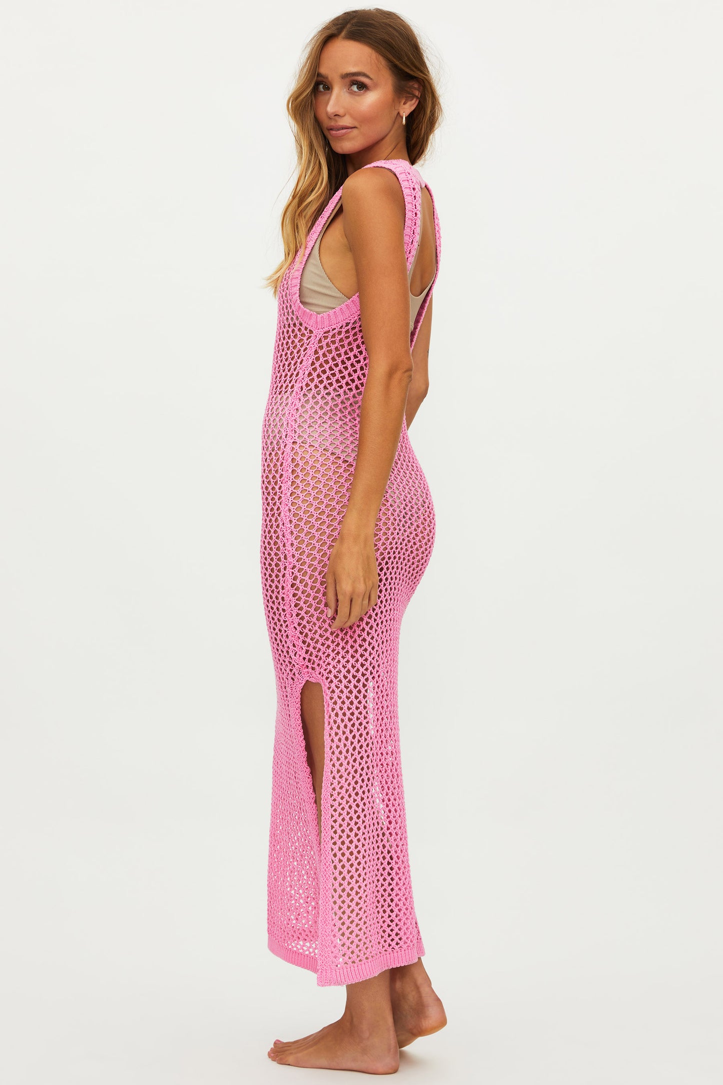 Beach Riot Holly Dress Prism Pink