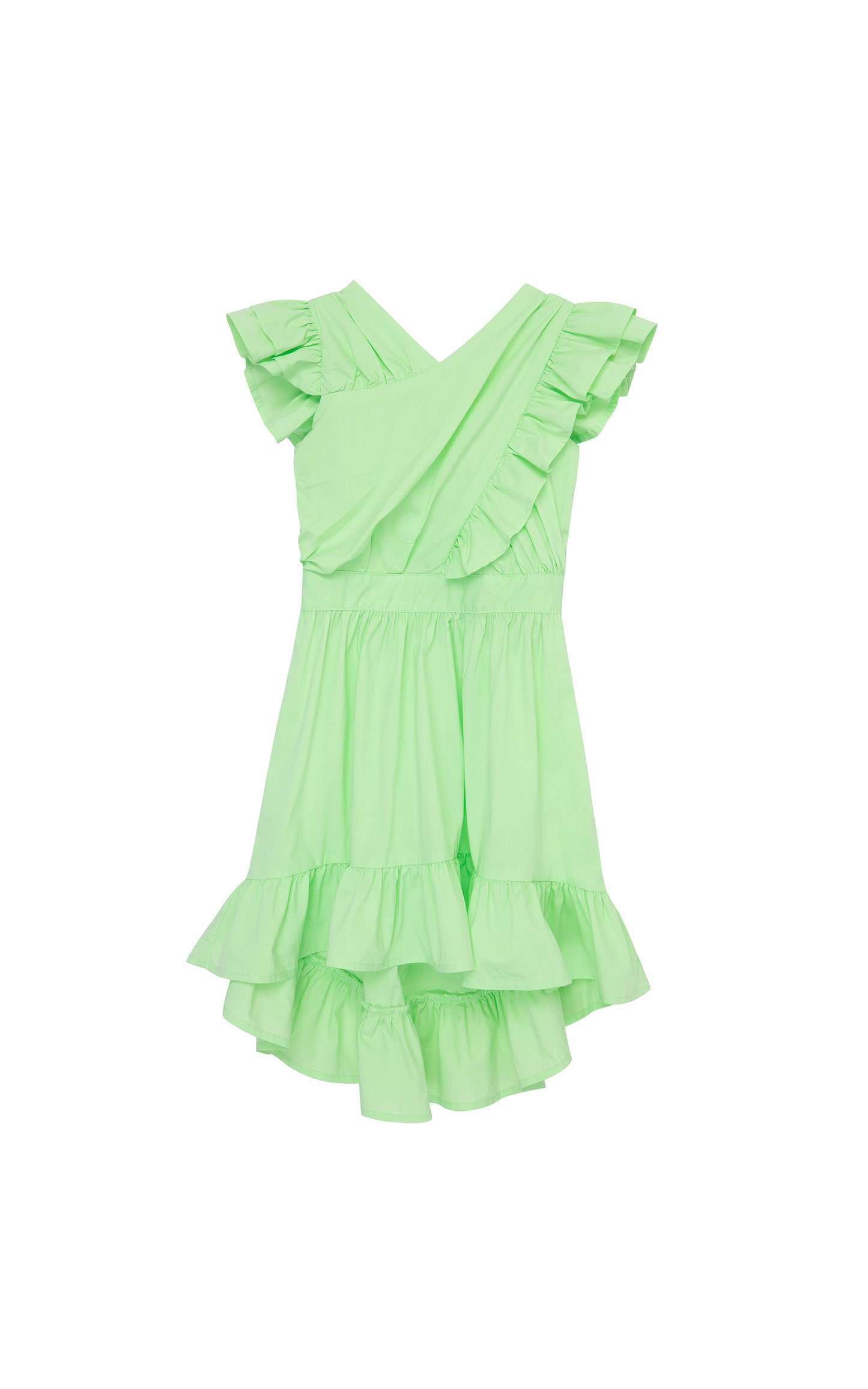 Wrap Ruffle Dress