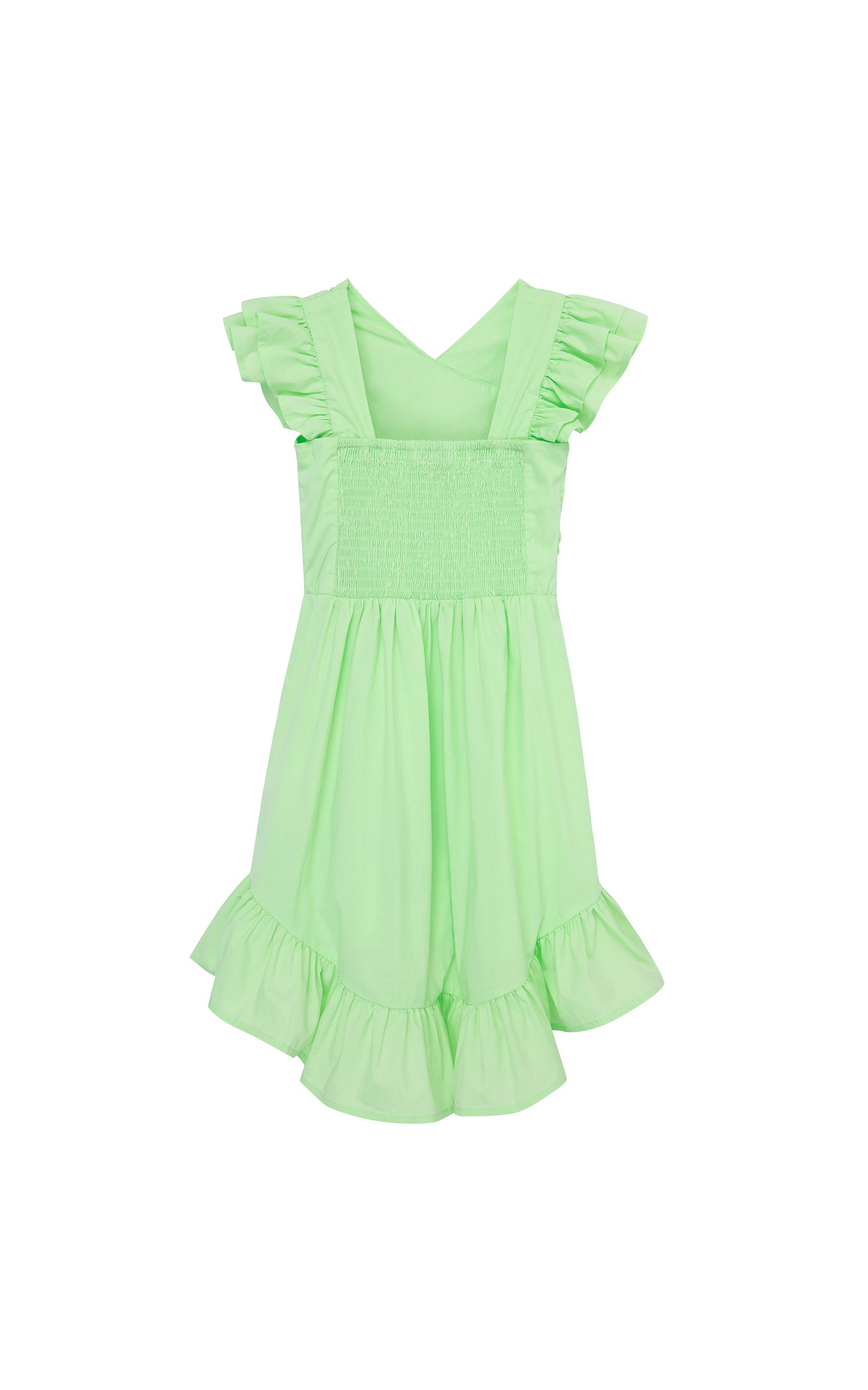 Wrap Ruffle Dress