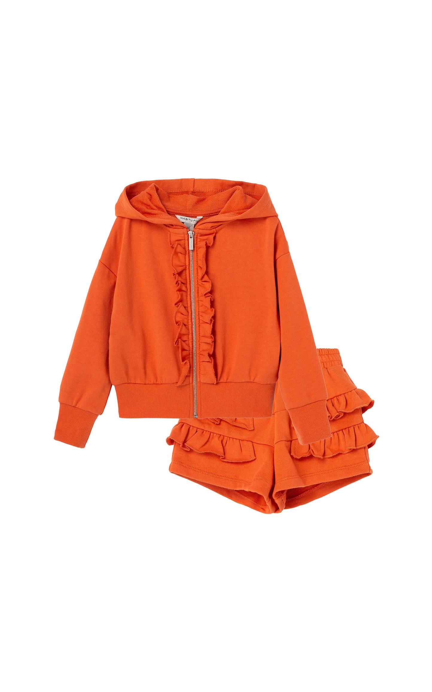 Habitual Zip Up Hoodie Short Set