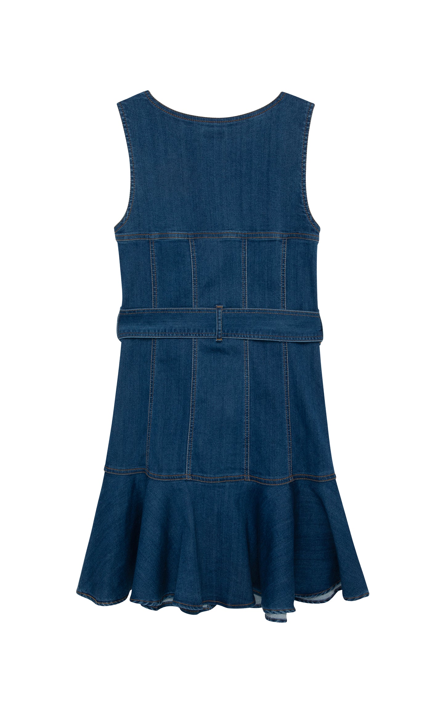 Snap Front Flounce Dress