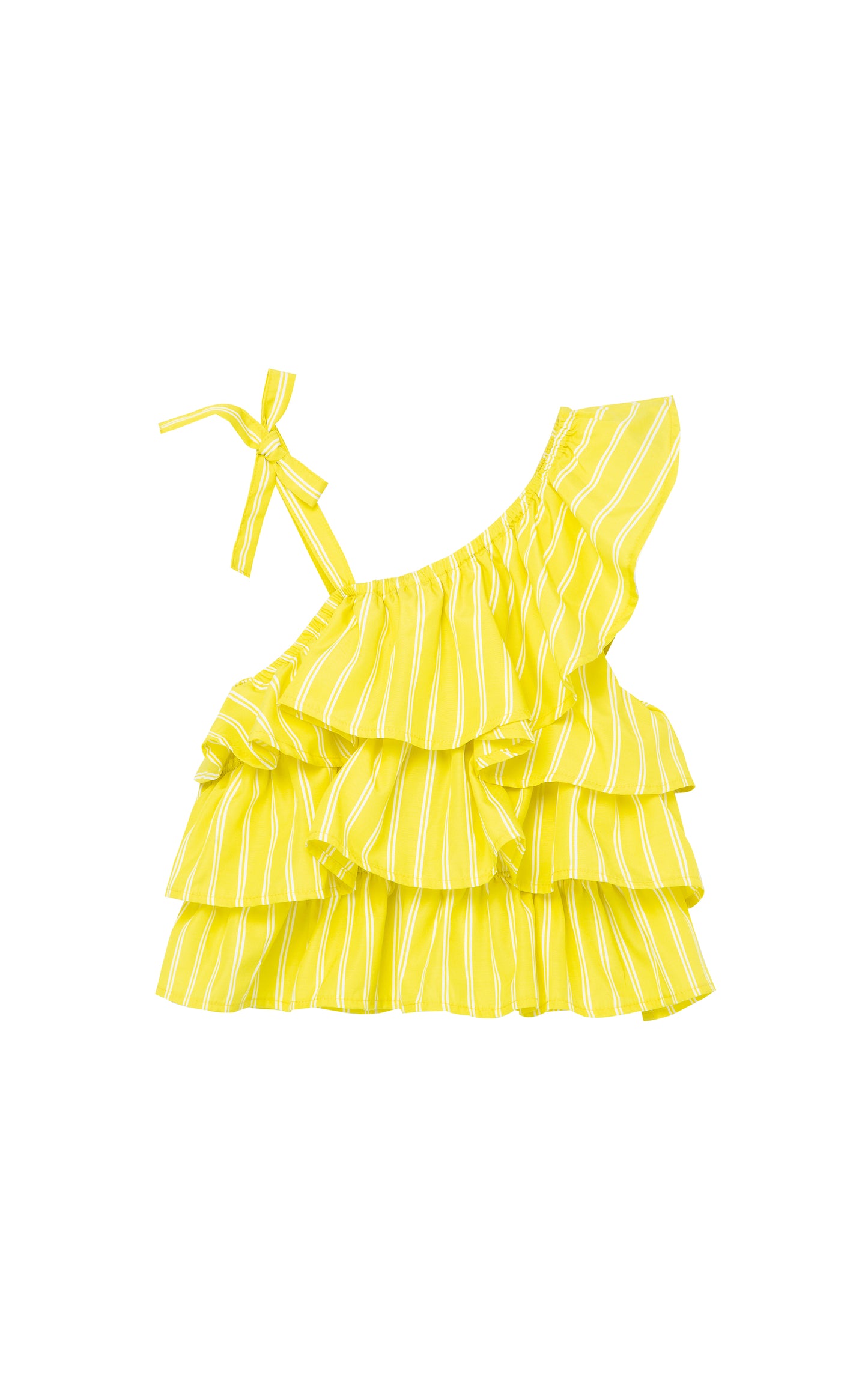 Habitual Asymmetrical Ruffle Top