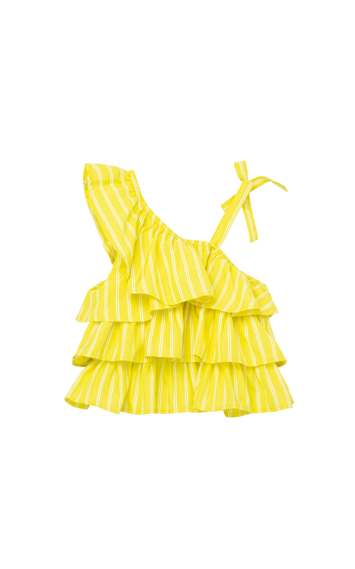 Habitual Asymmetrical Ruffle Top