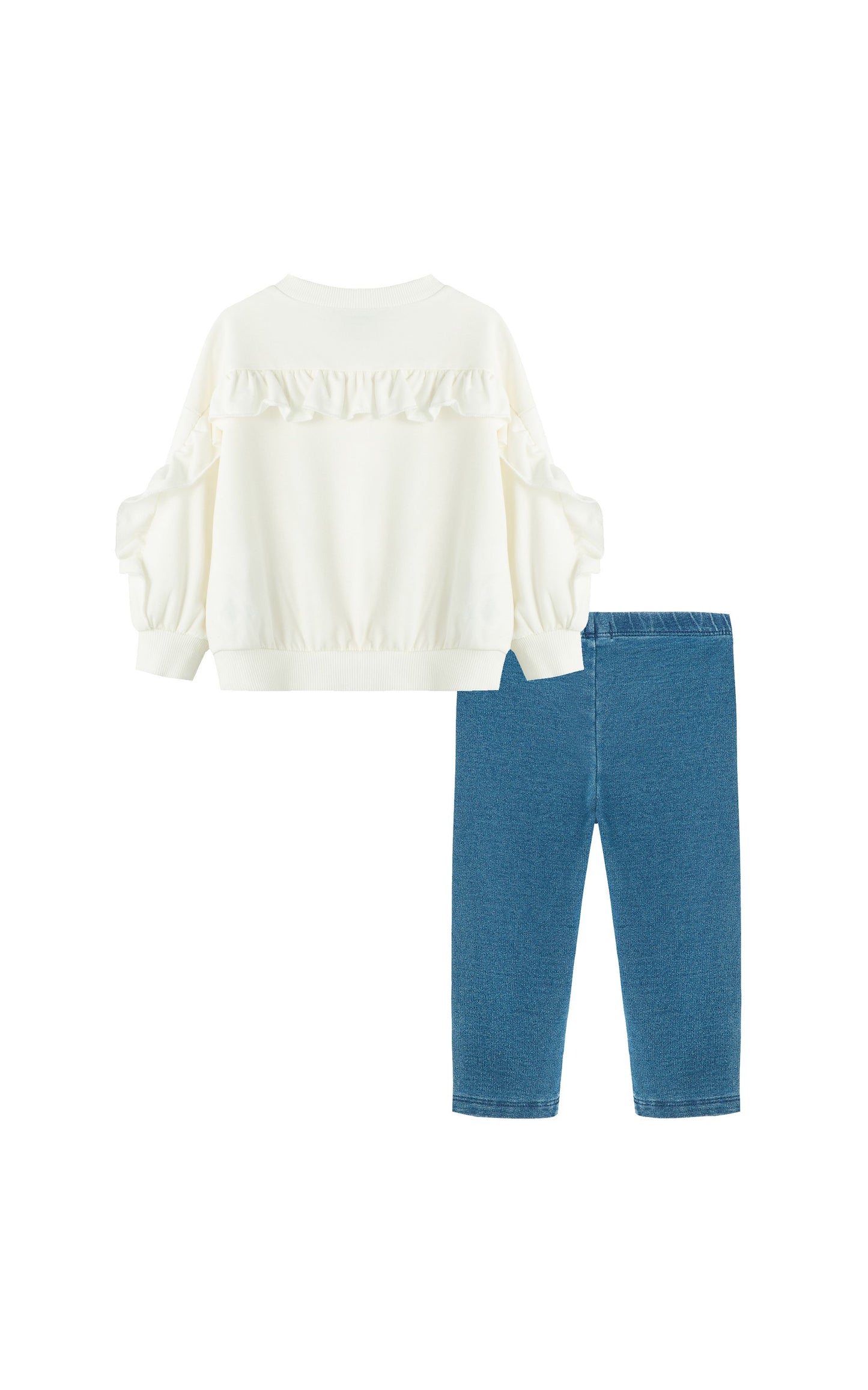 Ruffle Pullover Pant Set