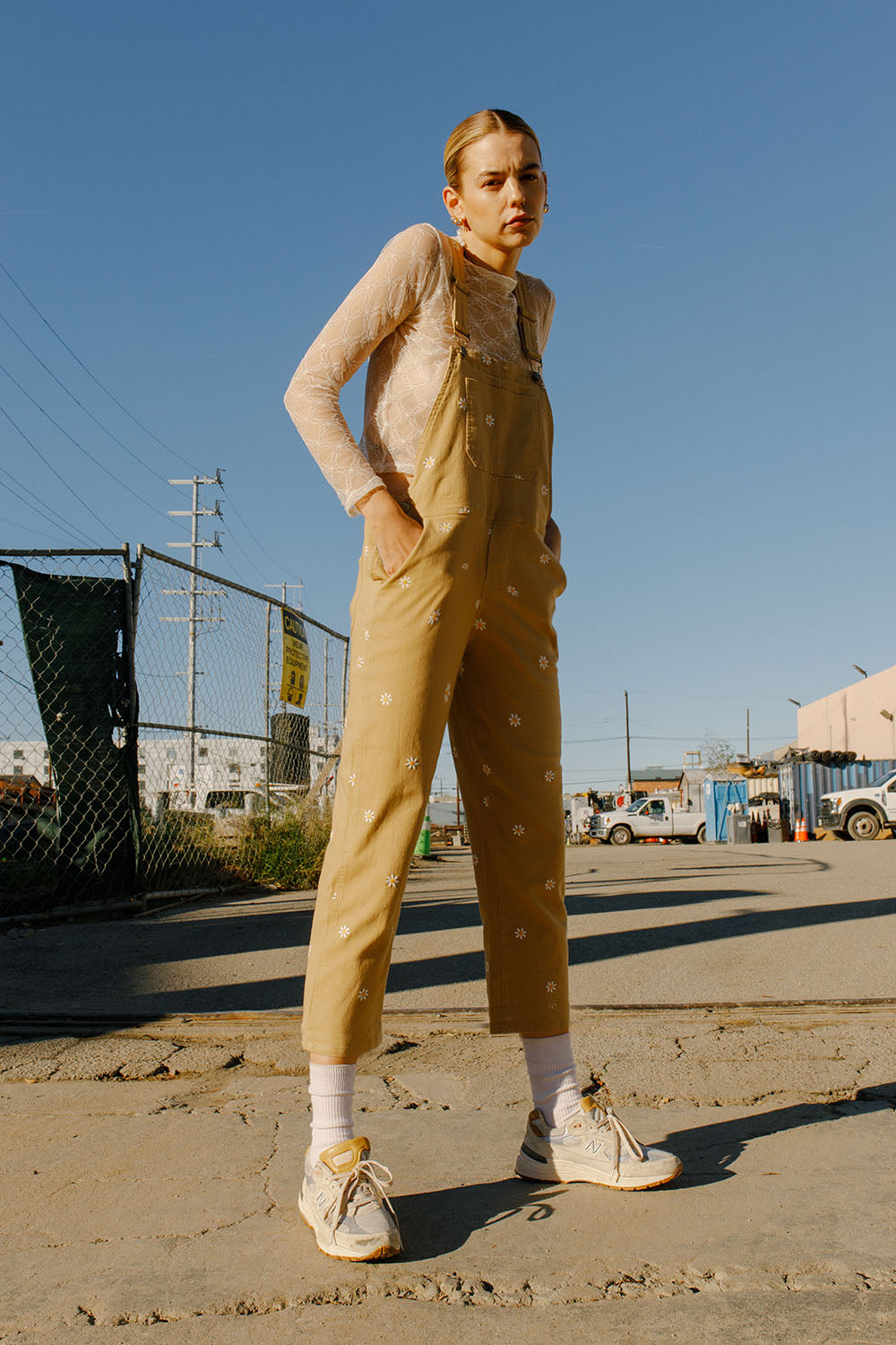Daisy Floral Overalls