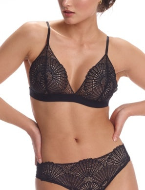 Commando Butter + Lace Triangle Bralette