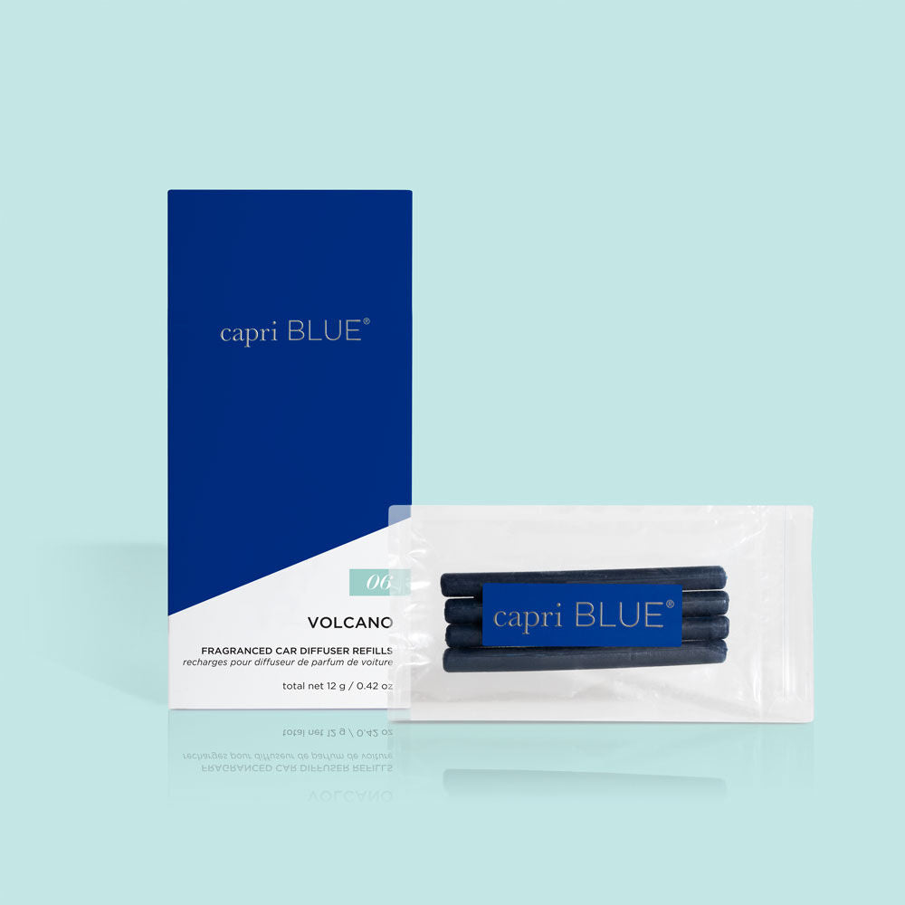 Capri Blue Car Diffuser Refill Sticks--Volcano