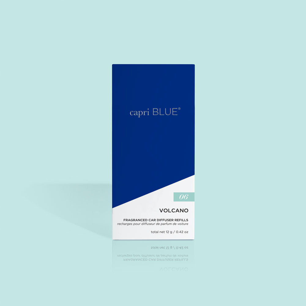 Capri Blue Car Diffuser Refill Sticks--Volcano