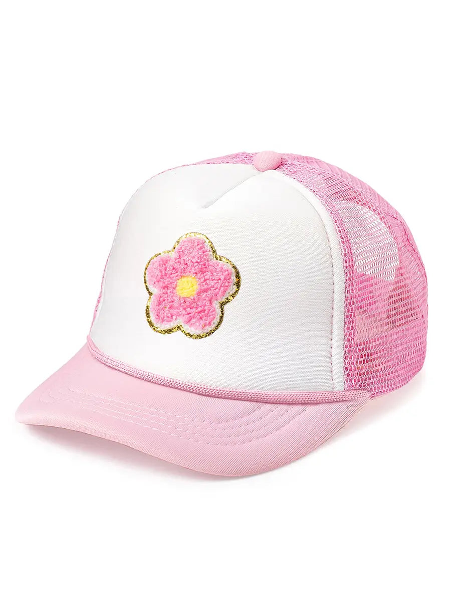 Girls Daisy Trucker Hat