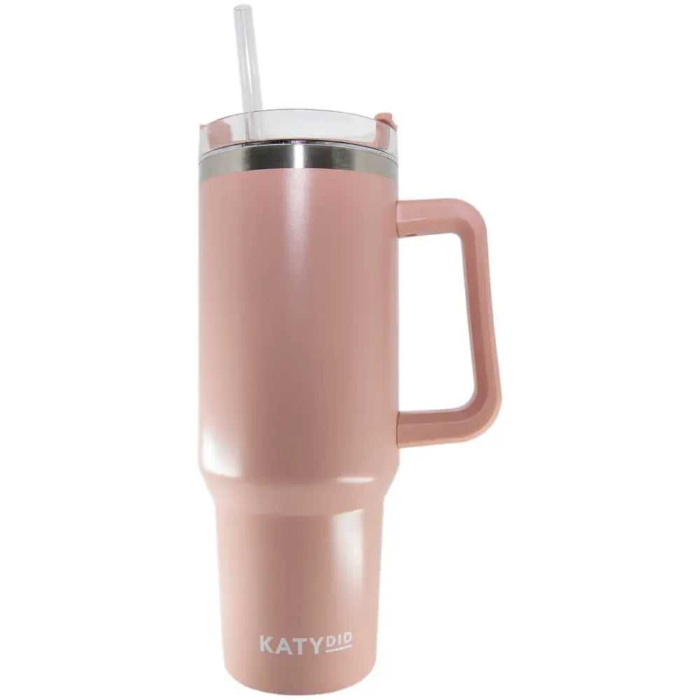 Tumbler Cup with Drinking Straw