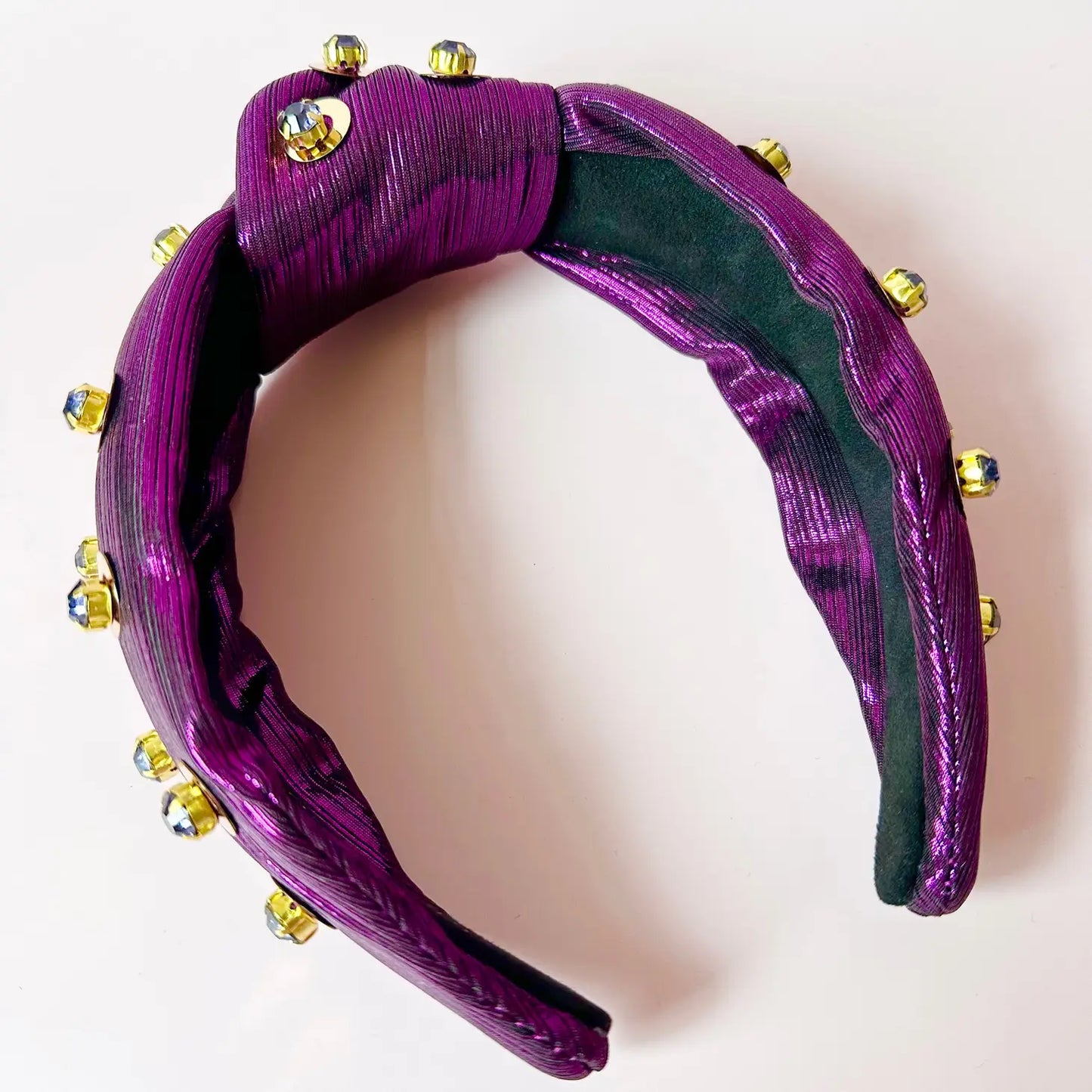Purple and Gold Luxe Headband
