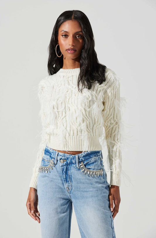 Almeida Feather Knit Sweater