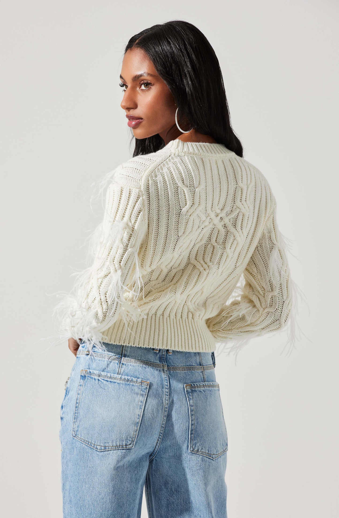 Almeida Feather Knit Sweater
