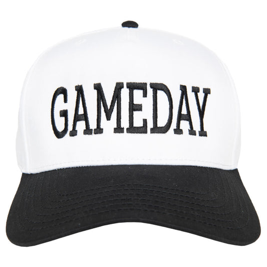 Black and White Gameday Hat