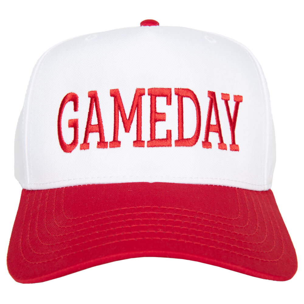 Red and White Gameday Hat