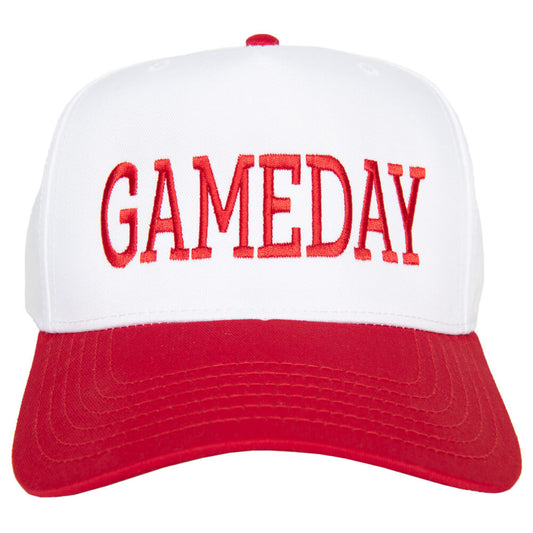 Red and White Gameday Hat