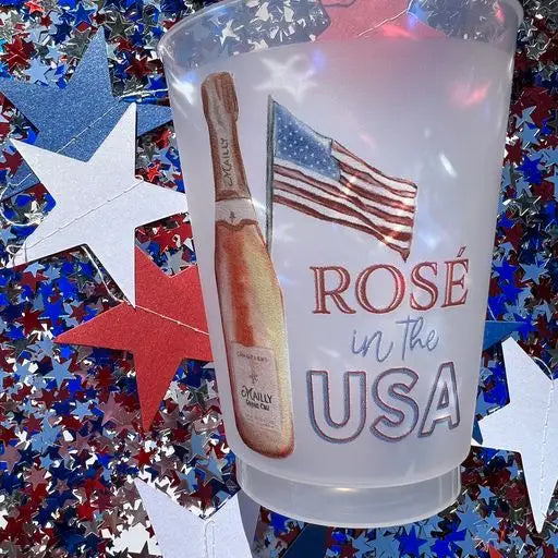 Rosé in the USA Cups