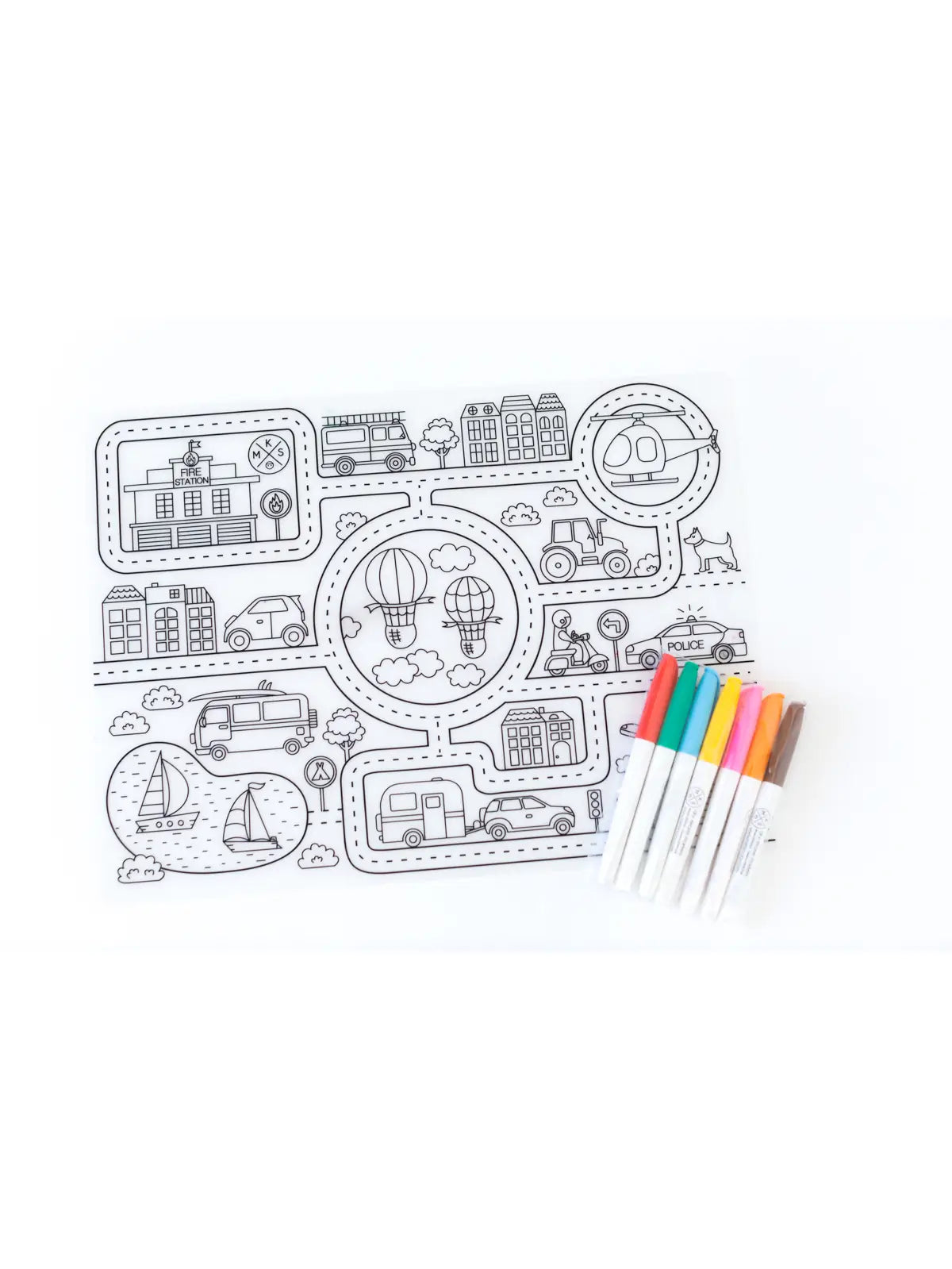 Silicone Reusable Coloring Tablemat