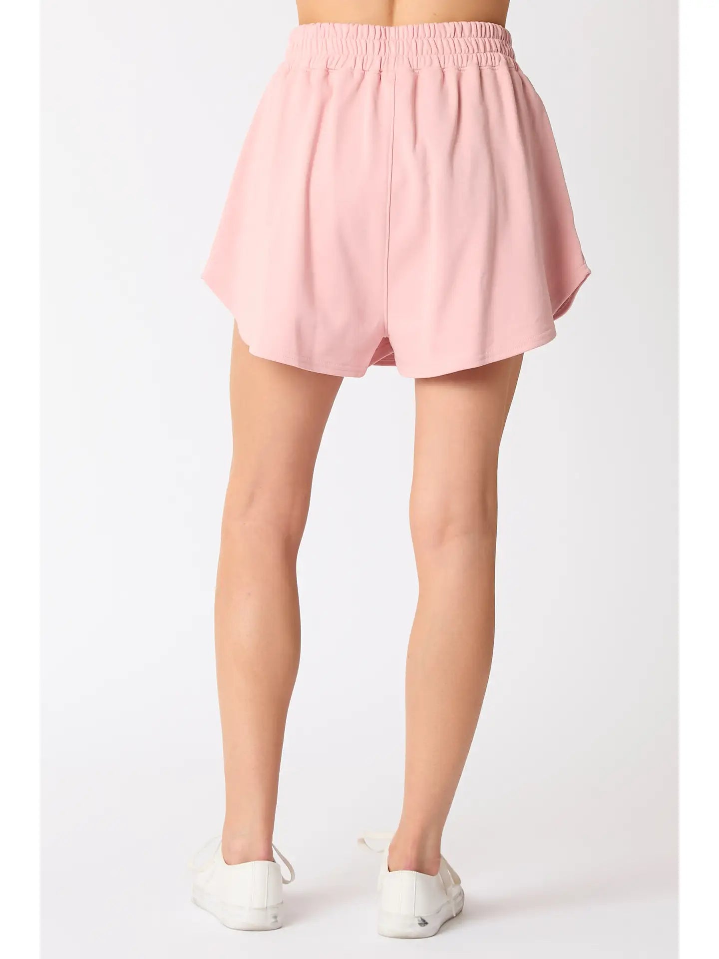 Pearl Bow Skort--Dusty Pink