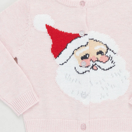 Pink Chicken Maude Sweater- Pink Santa