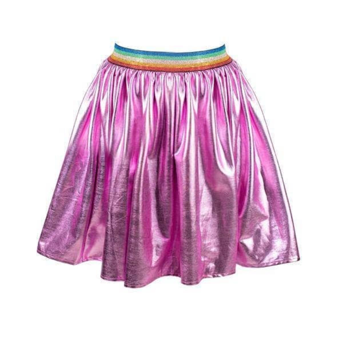 Magenta Rainbow Foil Skirt