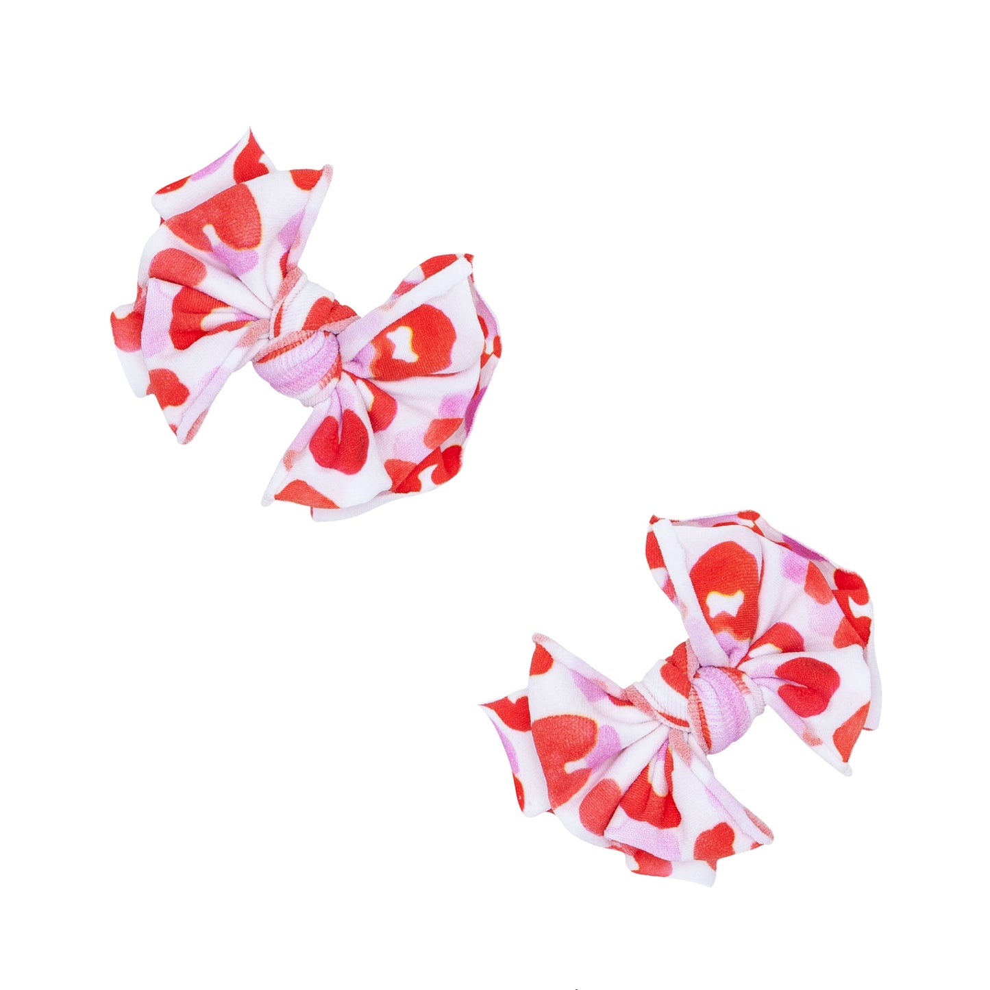 Baby Bling Leo Love Printed Hair Clips