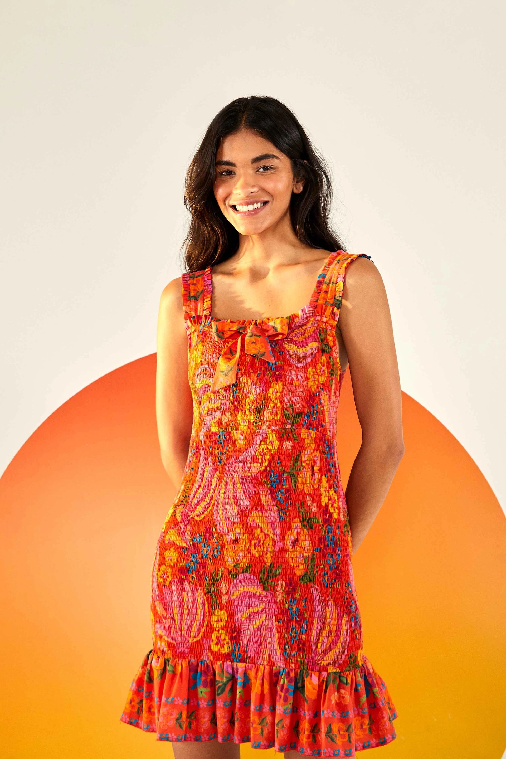 farm rio spring bananas belted mini dress preptista on LTK