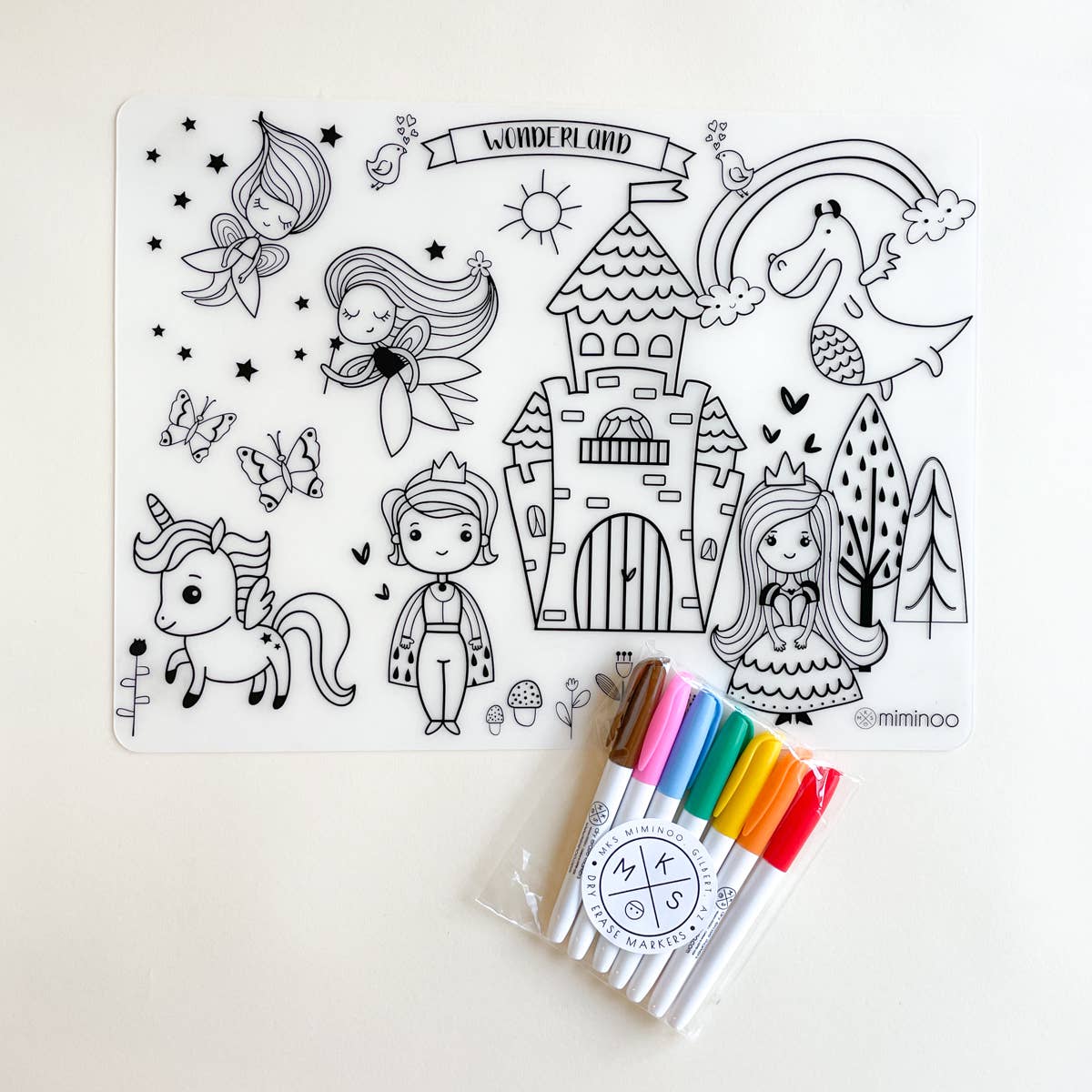 Silicone Reusable Coloring Tablemat