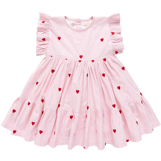 Pink Chicken Kit Heart Dress