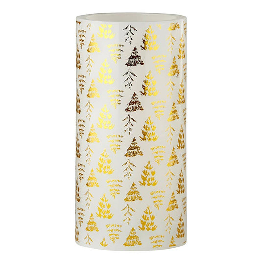 Gold Trees LED Candle