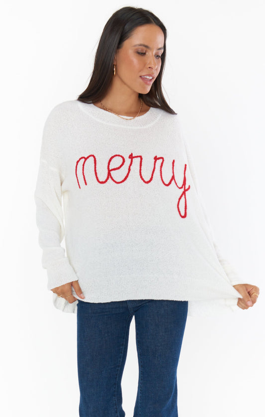 Woodsy "Merry" Sweater